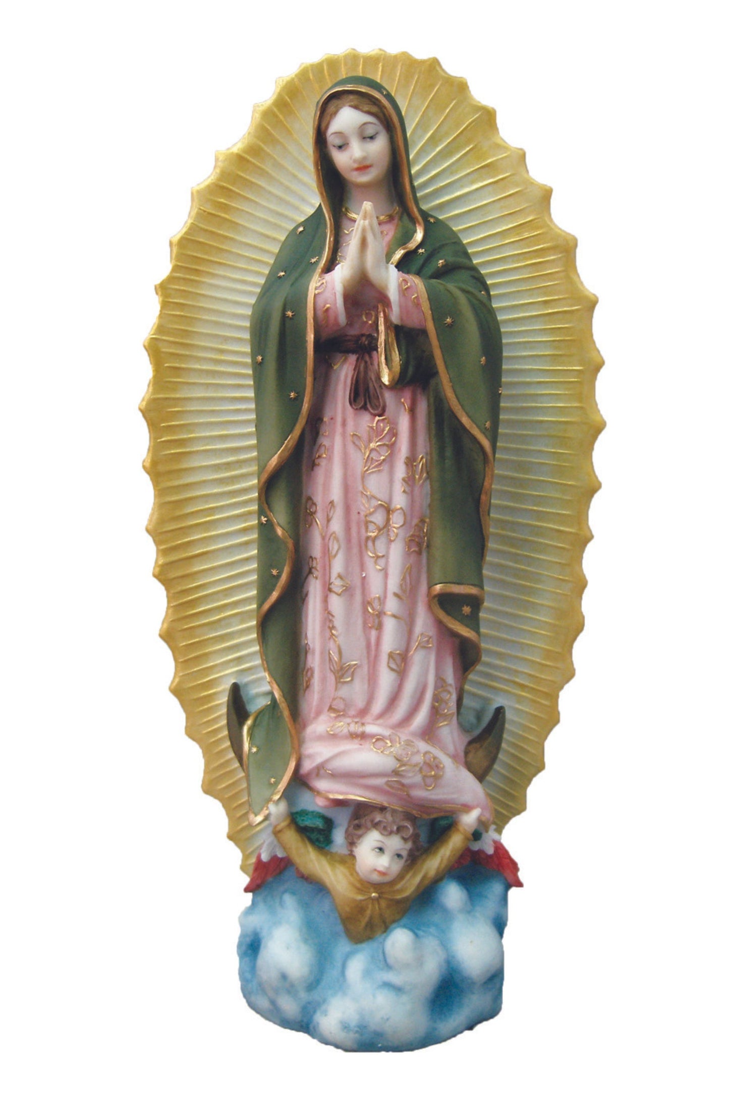 SR-74694-C Our Lady of Guadalupe in Color 9.5"