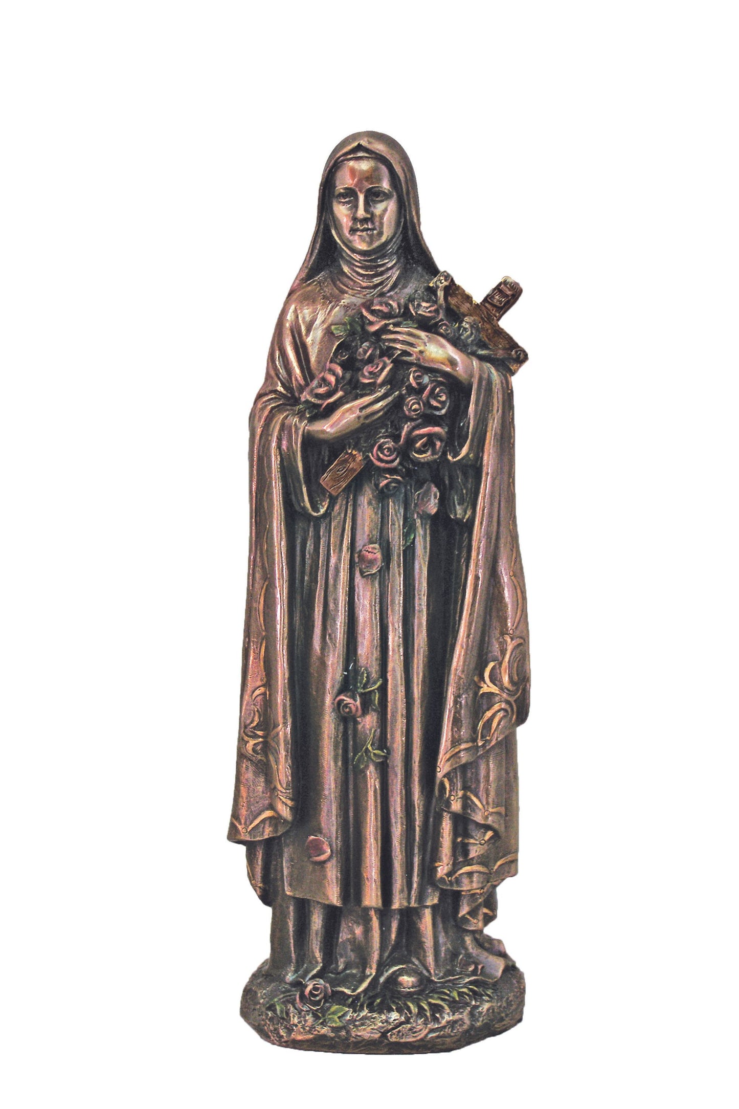 SR-75942 St. Therese in Cold Cast Bronze 8"