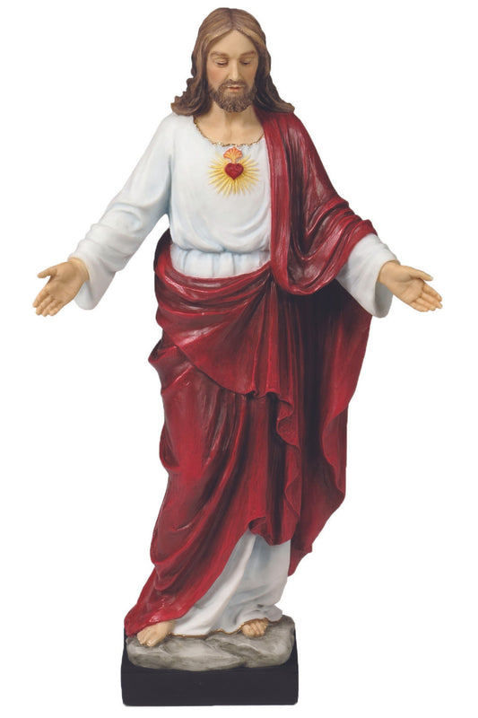 SR-76016-C Sacred Heart of Jesus in Color 10"