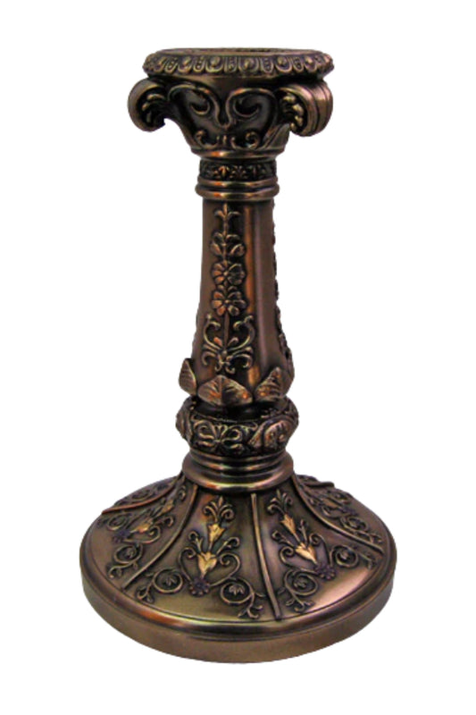 SR-76032 Candle Holder in Cold Cast Bronze 7"