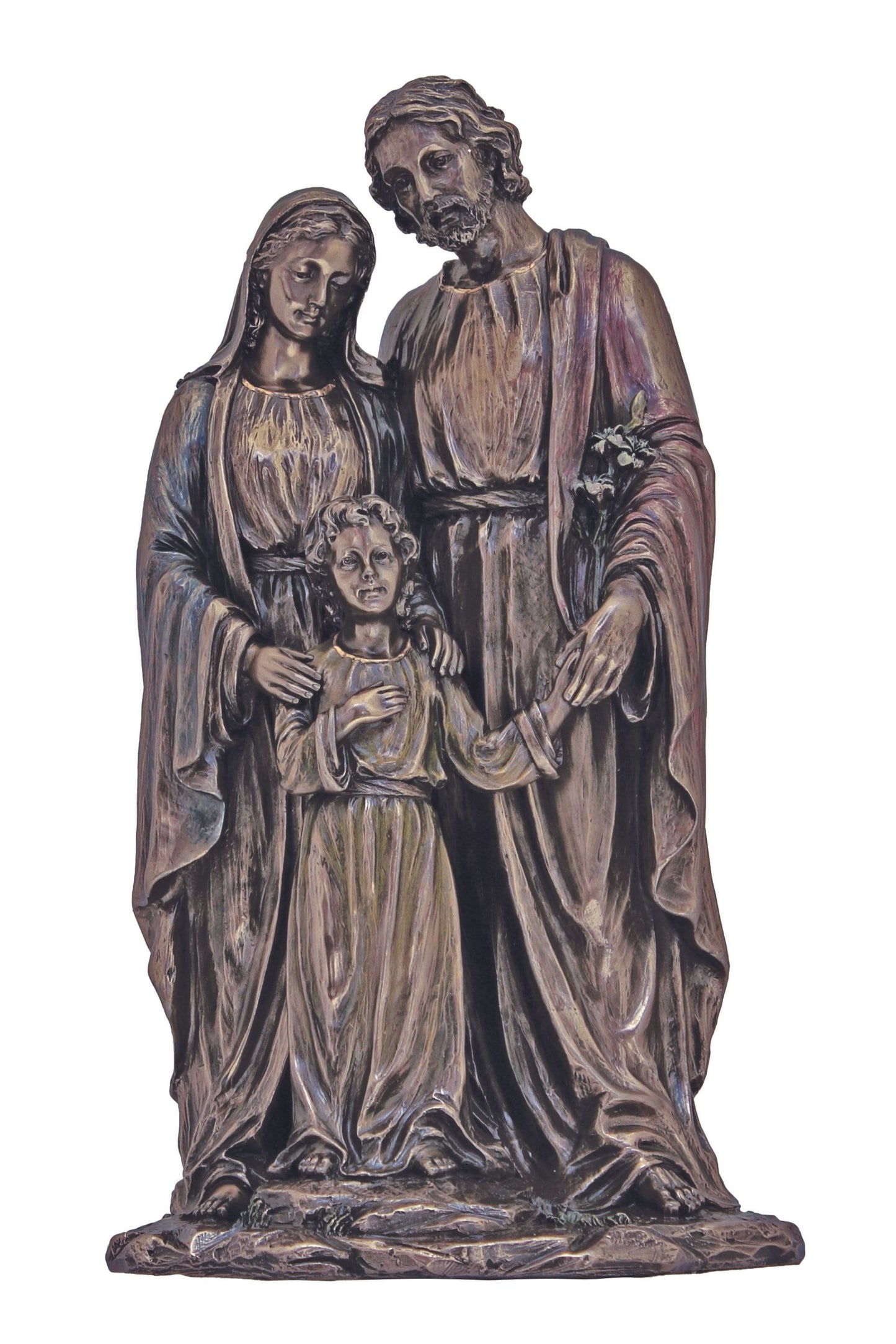 SR-76164 Holy Family in Cold Cast Bronze 5x10"