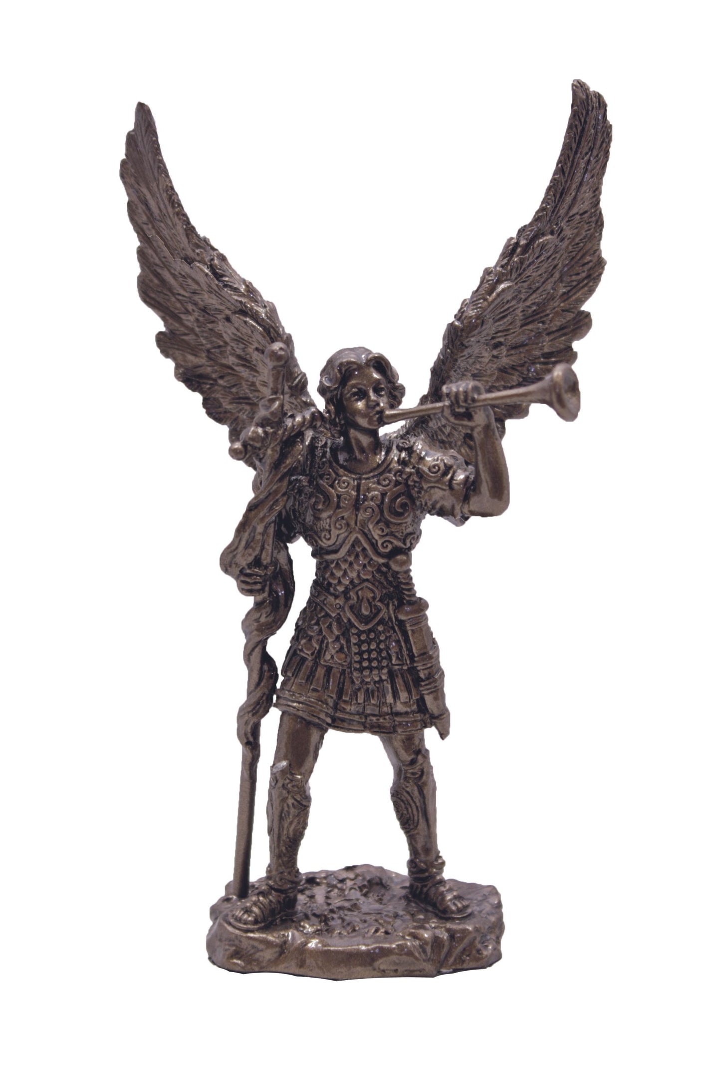 SR-76268 Archangel Gabriel in Cold Cast Bronze 4"