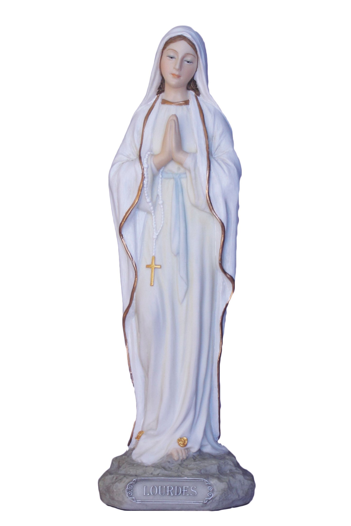 SR-76294-C Our Lady of Lourdes in Color 8"