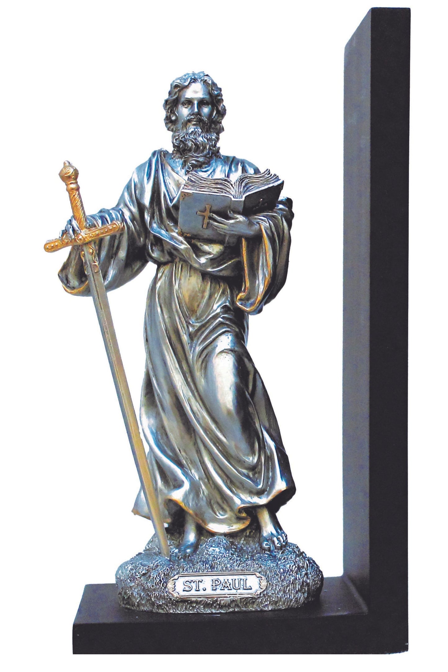 SR-76621-PE St. Paul Bookend in Pewter Style 9.5"