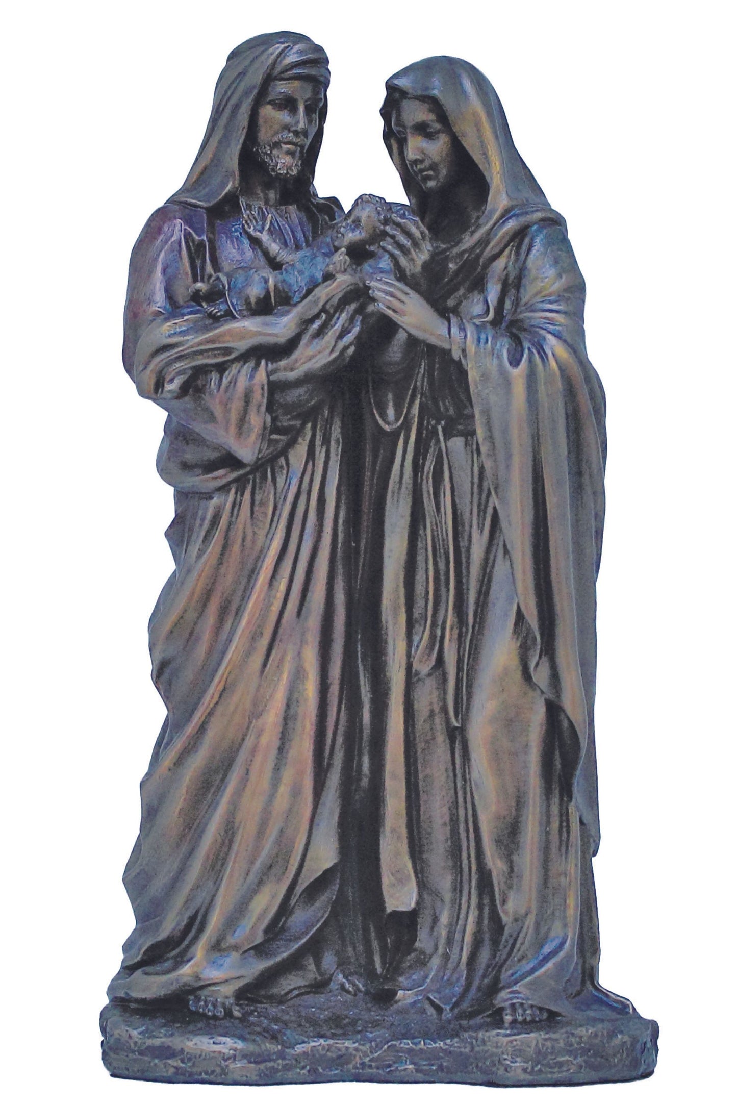 SR-77194 Holy Family in Cold Cast Bronze 8.5"